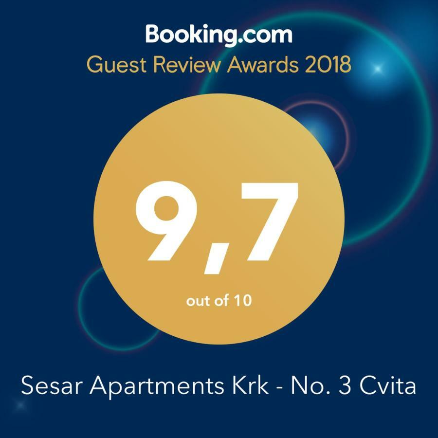 Sesar Apartments Krk - No. 3 Cvita Krk Town Luaran gambar